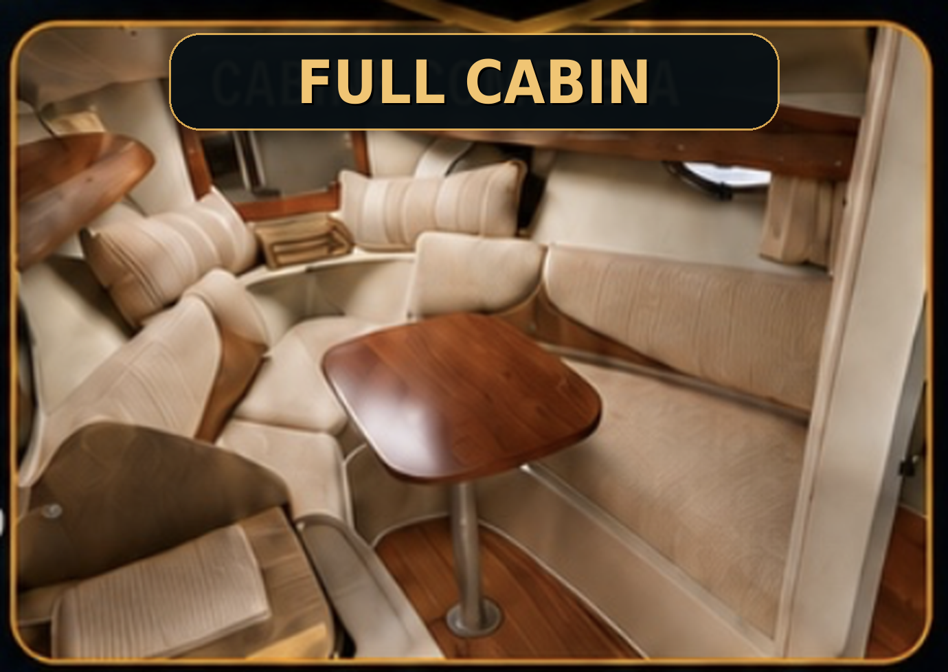 Cabine completa com pé-direito para ficar de pé